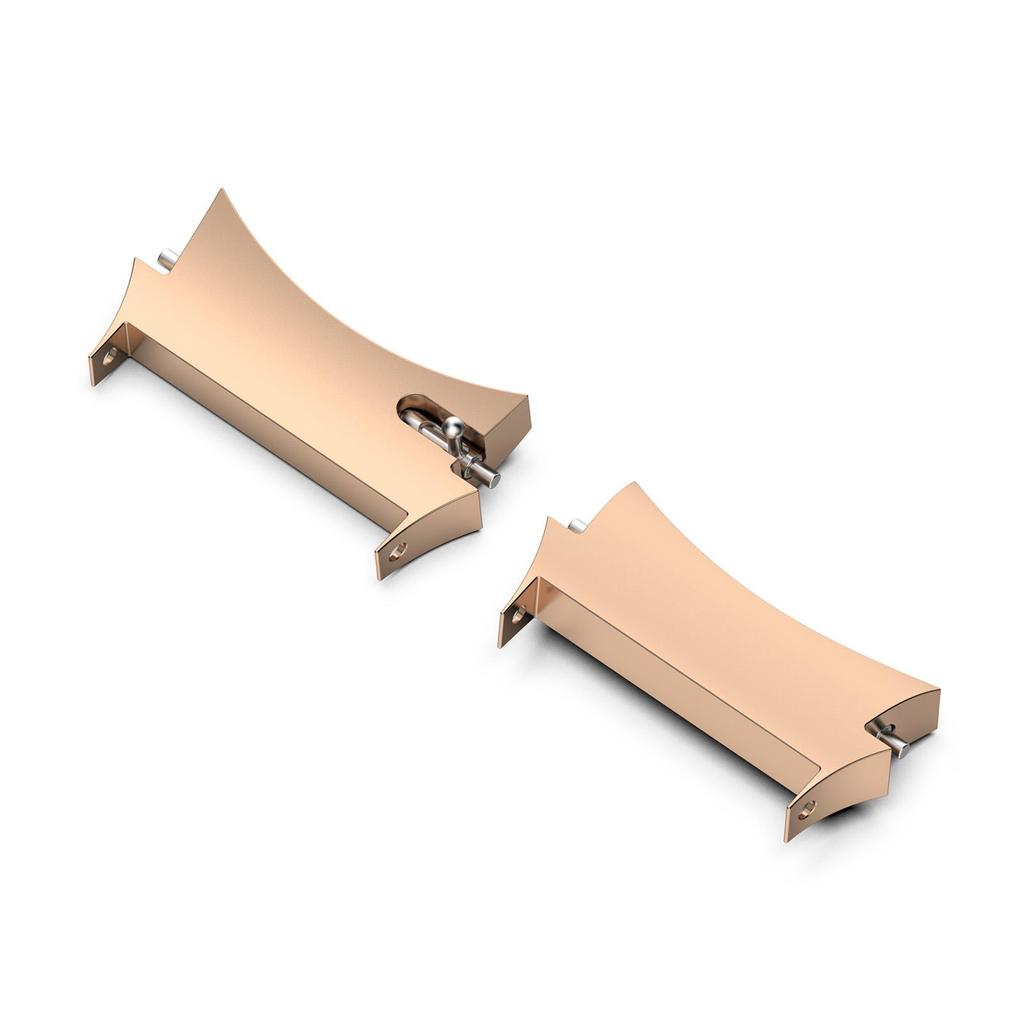 2Pcs Watch Strap Connectors Compatible for Samsung Galaxy Watch4 Watch4 Classic Smartwatch Strap Metal Link Attachment