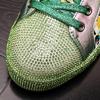 Fashion New Men High Top Ironing Dril Graffiti Board Spirit of Th E Young Man Dazzle Color Leather Low-top Casual Shoes A8