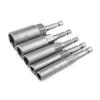 Heavy Duty Hexagonal Shank Socket Kit 5.5-19mm for Enhances Clamping Force Durability Enhances Clamping Force Stability