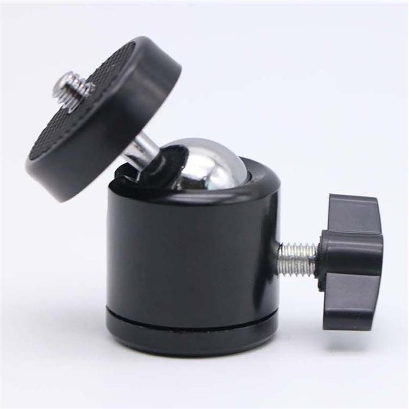 Universal 1/4" Swivel Mini Ball Head Tripod Mount Adapter For GoPro 13 Insta360 DSLR Camera Camcorder Light Bracket Accessories