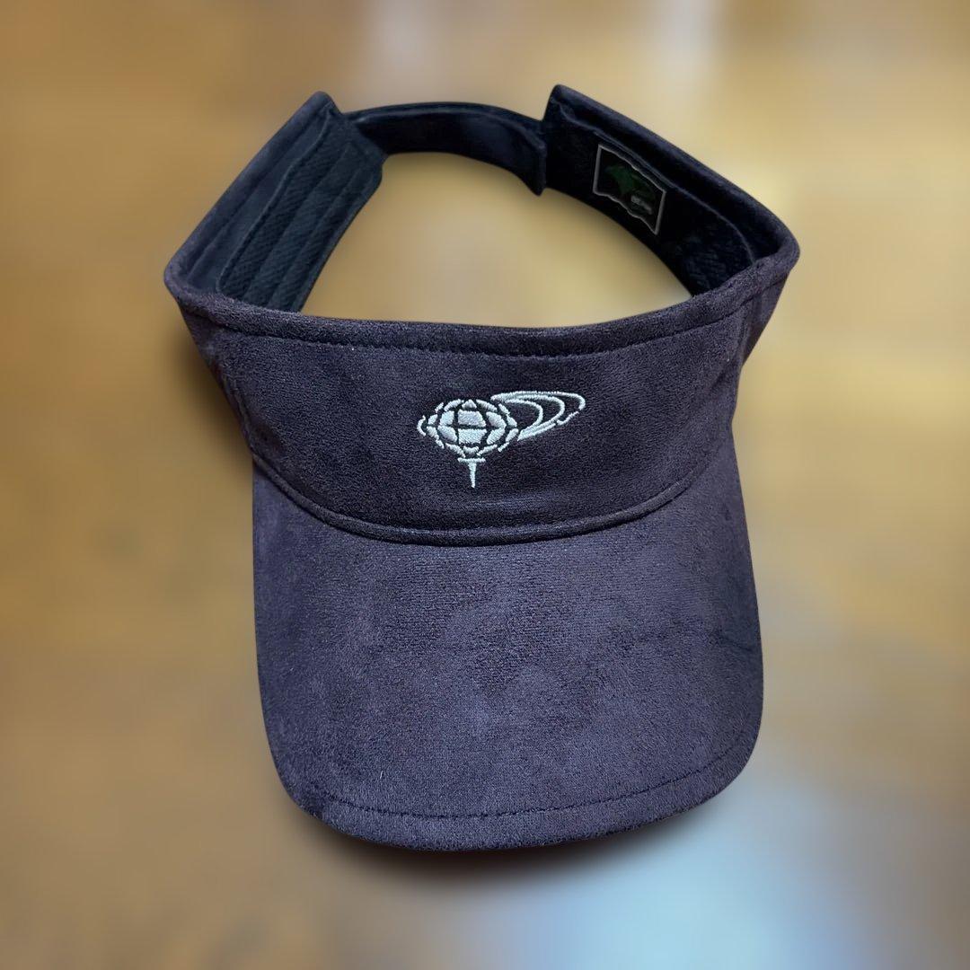 Used BEAMS GOLF sun visor black
