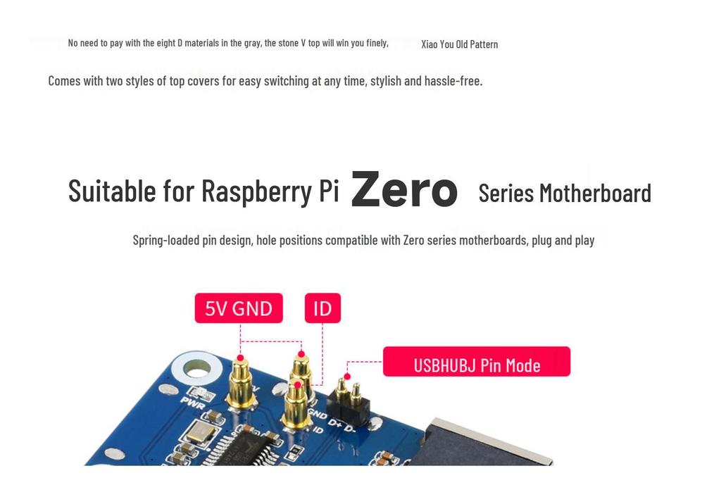 MicroSnow Raspberry Pi 4 Gigabit Ethernet & USB2.0 Hub