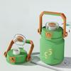 T Barrels Vacuum Cup Stainless Steel Portable Strap Cup with Straw Good-looking Student Children Kettle Big Belly Cup
