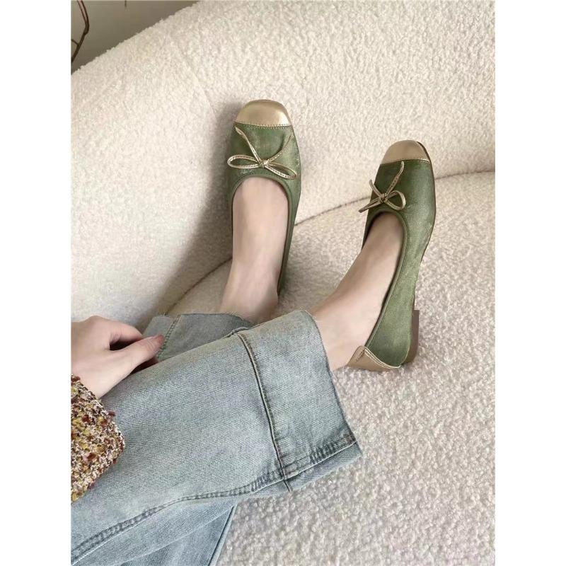 Jednoduché boty s měkkou podrážkou, ploché baleríny