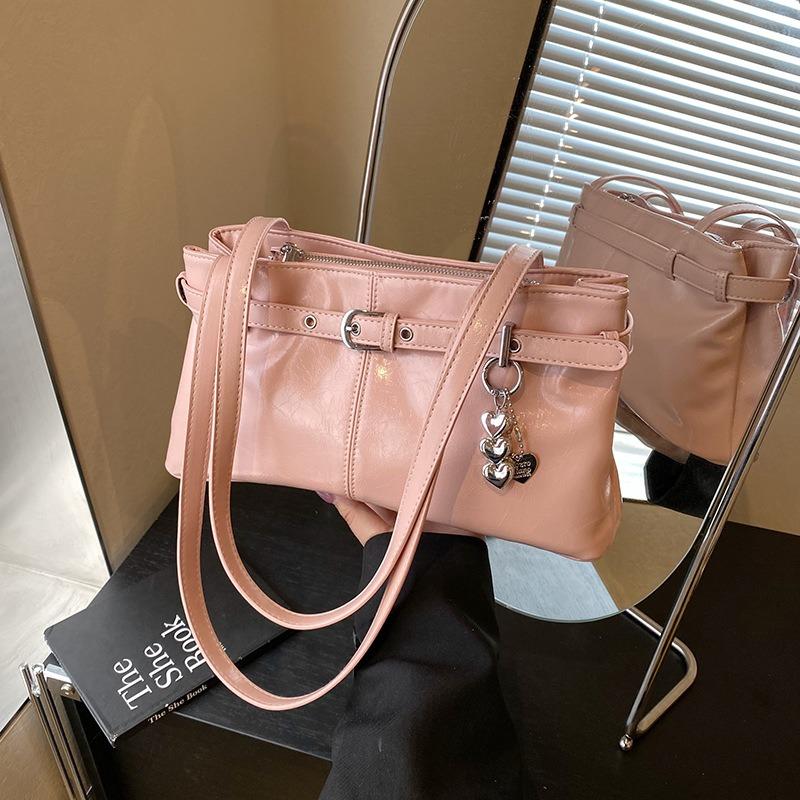Spring and summer small bag women's new high-end shoulder armpit bag fashionable portable work tote bag