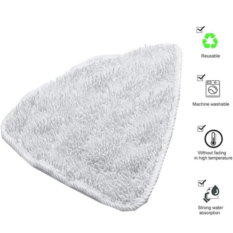 1pc Quality Microfiber Steam Mop Pad,Steam Cleaner Parts Triangle Replacement Cloths for Vileda Microfiber Cloth