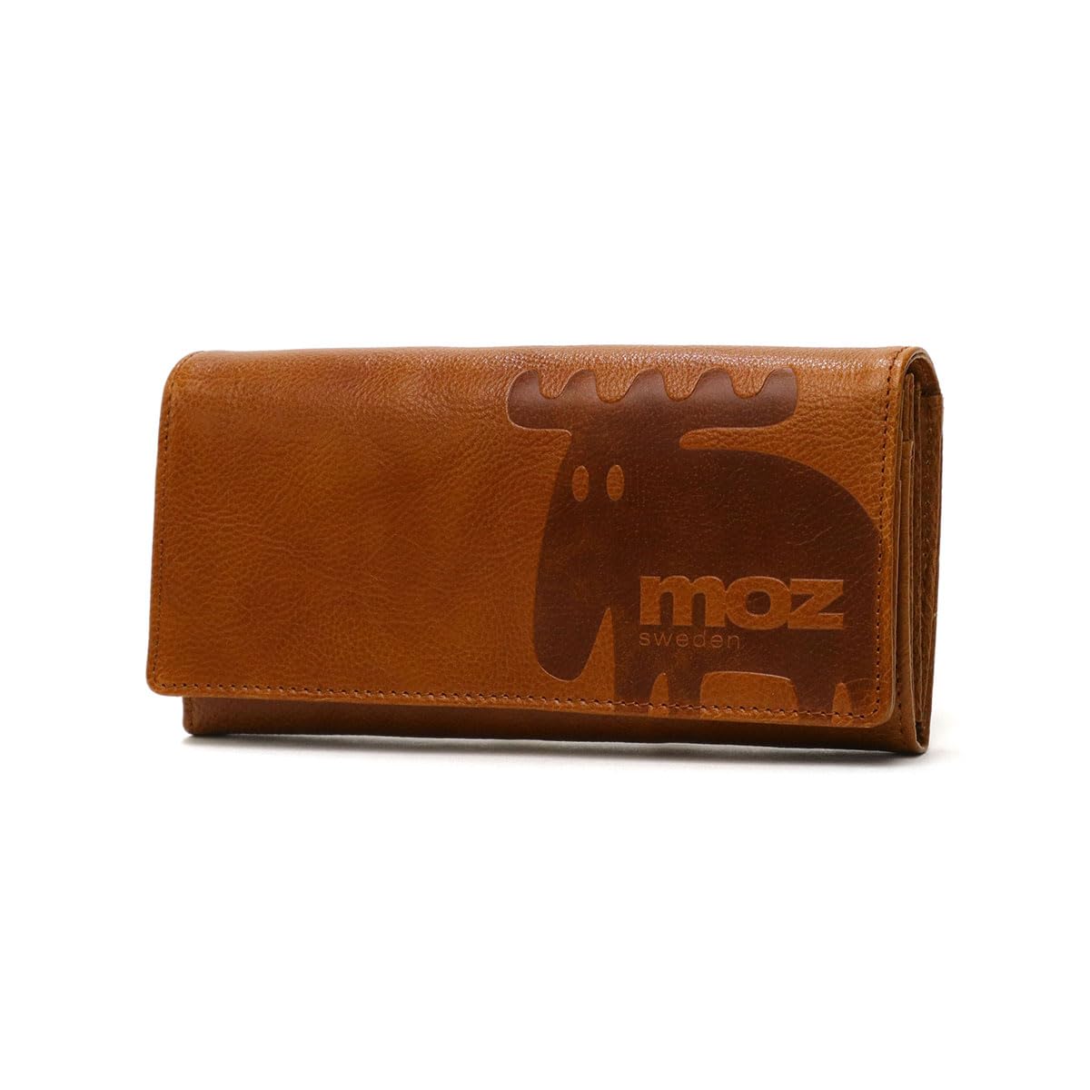 [moz] Длинный кошелек  Лось  ZNWE-86122 Верблюжий