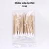 Double-Ended Cotton Swabs for Makeup Removal, Ear Cleaning, Tattoo Care, and Beauty Application.