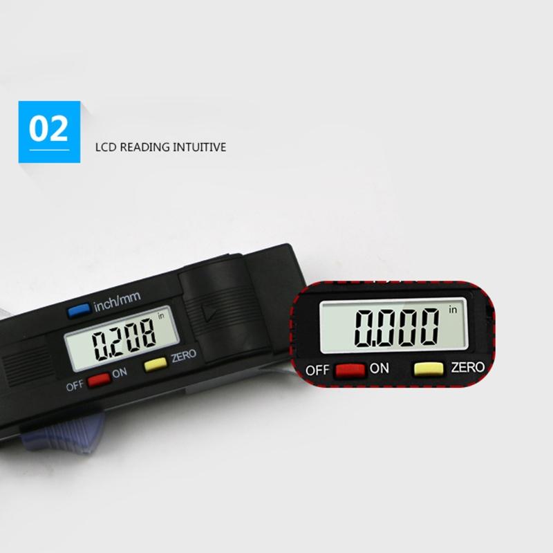 Upgraded Digital Thickness Gauges Mini Portable Horizontal Electronic Thickness Meter Measurement Measure Tool Durable-