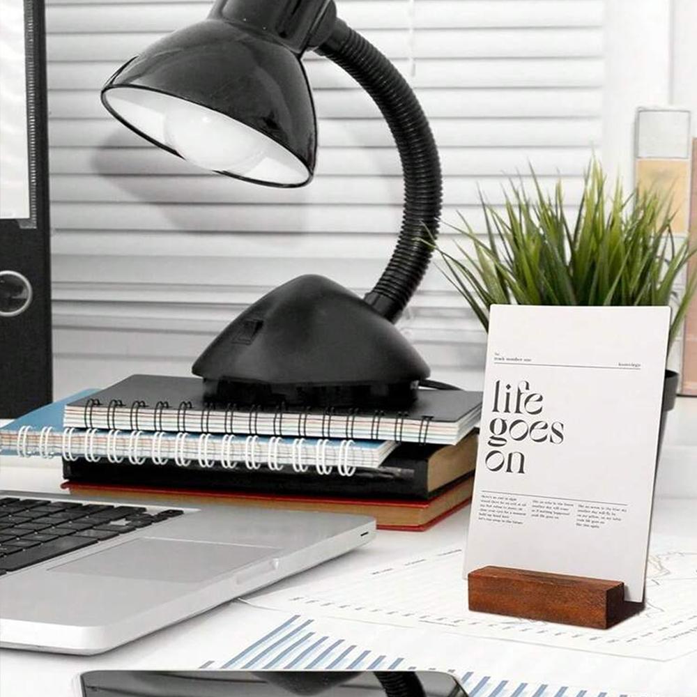 6/12Pcs Wood Place Card Holders Table Number Holders Sign Holders Photo Card Display Stand for Wedding Party Events Decoration