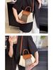 Color Block Handheld Bag for Women - Spring/Summer 2025: Versatile High-End Small Square Shoulder Bag with Niche Design.