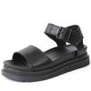 2024 New Women Summer Comfort Sandals Fashion Open Toe Flat  Ankle Buckle Strap Platform Roman Shoes Sandalias Mujer