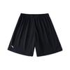 Anta Color Block Brand Logo Knitted Mid Waist Fitted Breathable Casual Shorts Men shorts Black 152231519-3