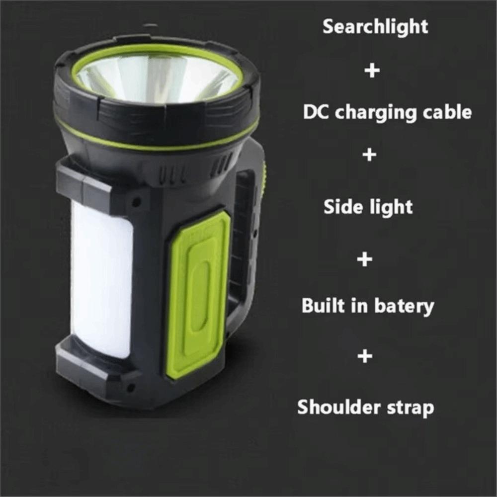 Waterproof Hand Lamp 2 Lighting Modes LED Searchlight New Handheld Lighting  Night Work