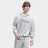 New FILA Sweatshirt Unisex M377 Cloud Gray Heather Gray F51U348297F-MG