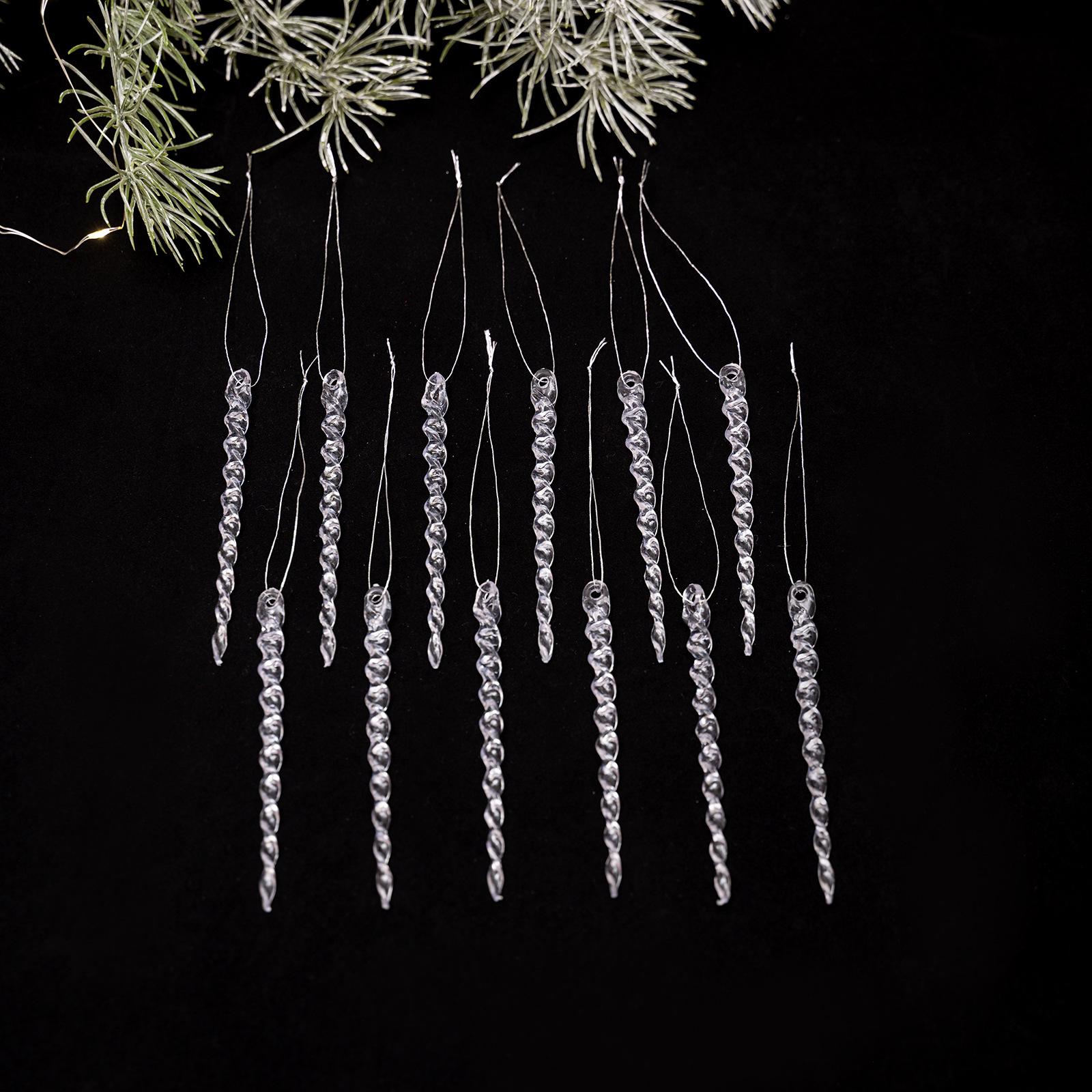 Хаобэй Креативное Рождественское Акриловое Украшение-Сосулька для Елки