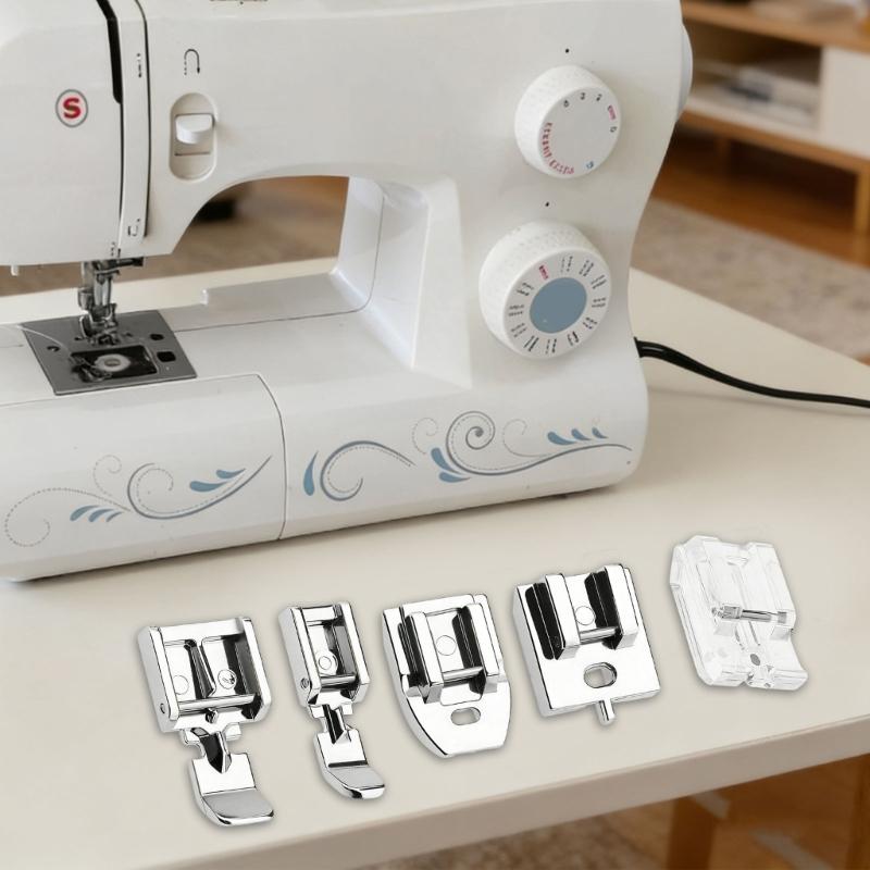 Extended Presser Foot for Flatbed Sewing Machines Sturdy Alloy Construction Smooth Cloth Feeding
