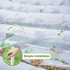 Greenhouse Hoop Garden Netting Kit Garden Hoop House Glass Fiber Support Hoop Frames For Plant Raised Bed Greenhouse Tunne