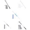 35" Long Handle Shoe Horn for Seniors Unisex Plastic Dressing Aid Stick with Sock Removal Tool Adjustable Extended Stick