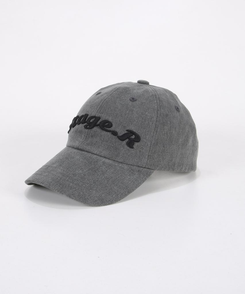 Seuteijial Volume Logo Washed Ball Cap [Pigment Grey]