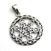 [World Accessories Carmelo] Fruit of Life Metatron's Cube Fruit of Life Divine Geometry Sterling Silver 925 Pendant Pendant Top