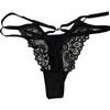 [VATEIS] Women's Thong Panties – Side String G-String Lingerie, Sheer Lace, Low Rise (5-Pack), One Size (Fits M–L)