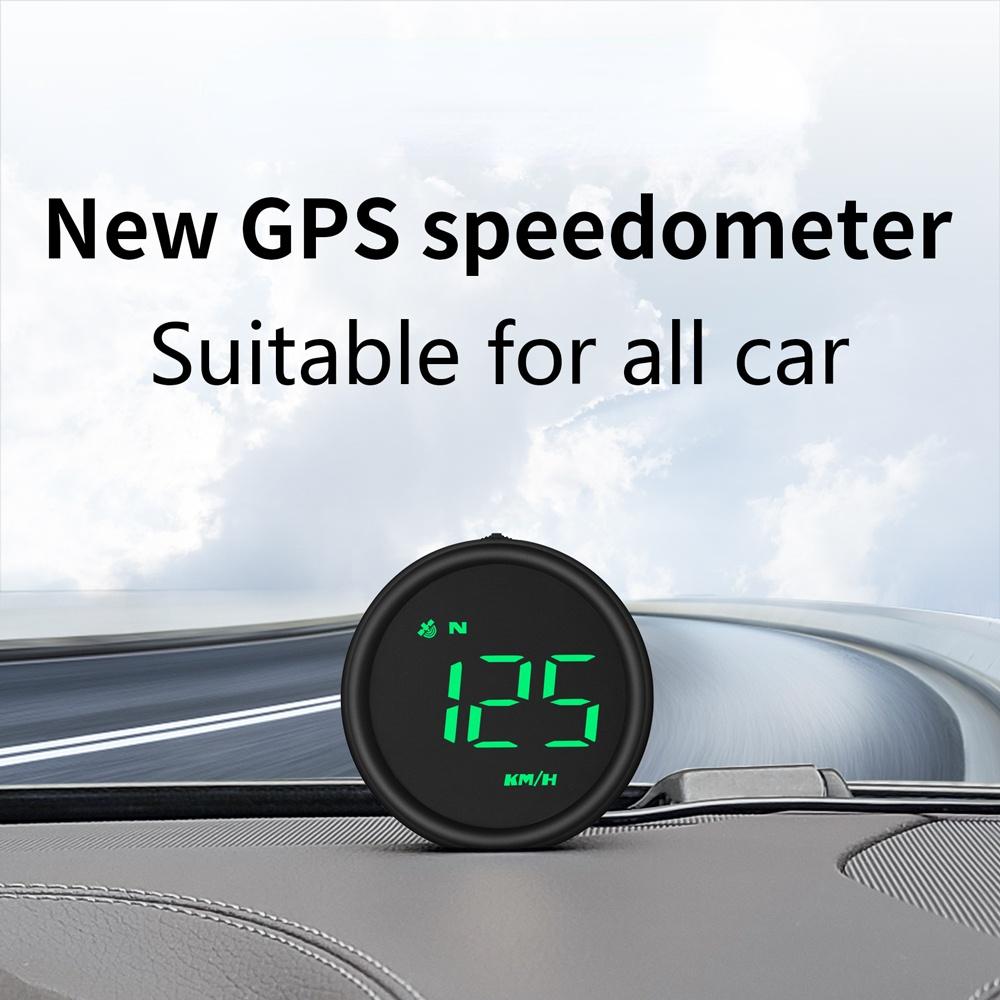 Car Head Up Display KM/h MPH Overspeed Alarm Speedometer Smart Gadgets GPS HUD Digital Gauges Auto Electronics Accessories
