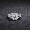 New 925 Sterling Silver Ring Shining 5A Zircon  for Women Wedding Jewelry Engagement Charm Party Fashion Gift Top Quality Ring