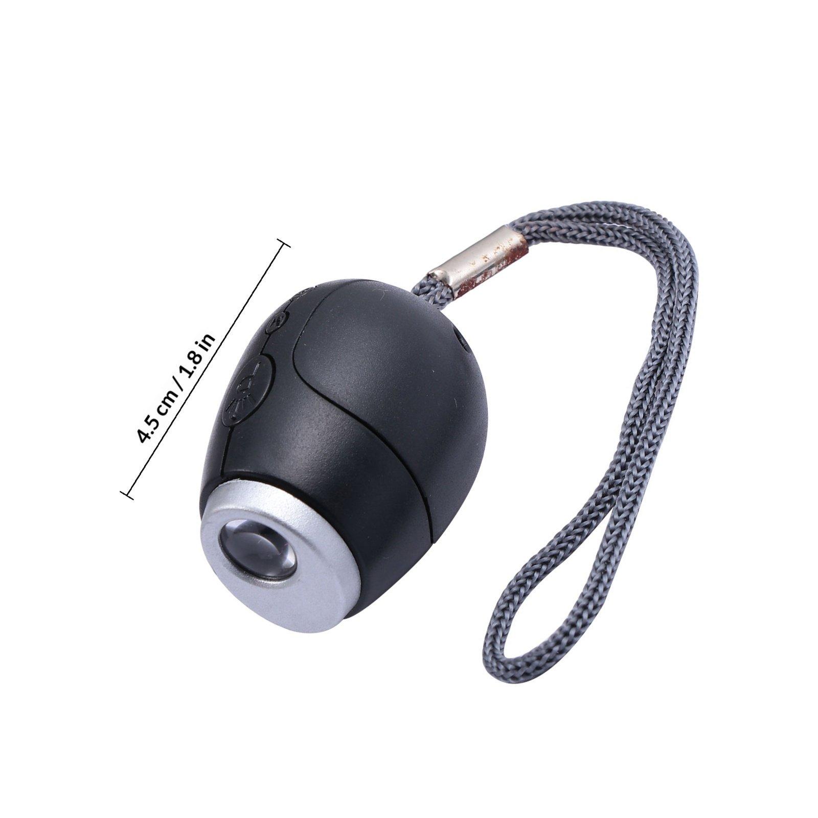 1Pcs Mini Digital Projection Clock Portable LED Night Light Fun Gift Keychain Digital Clock чёрный