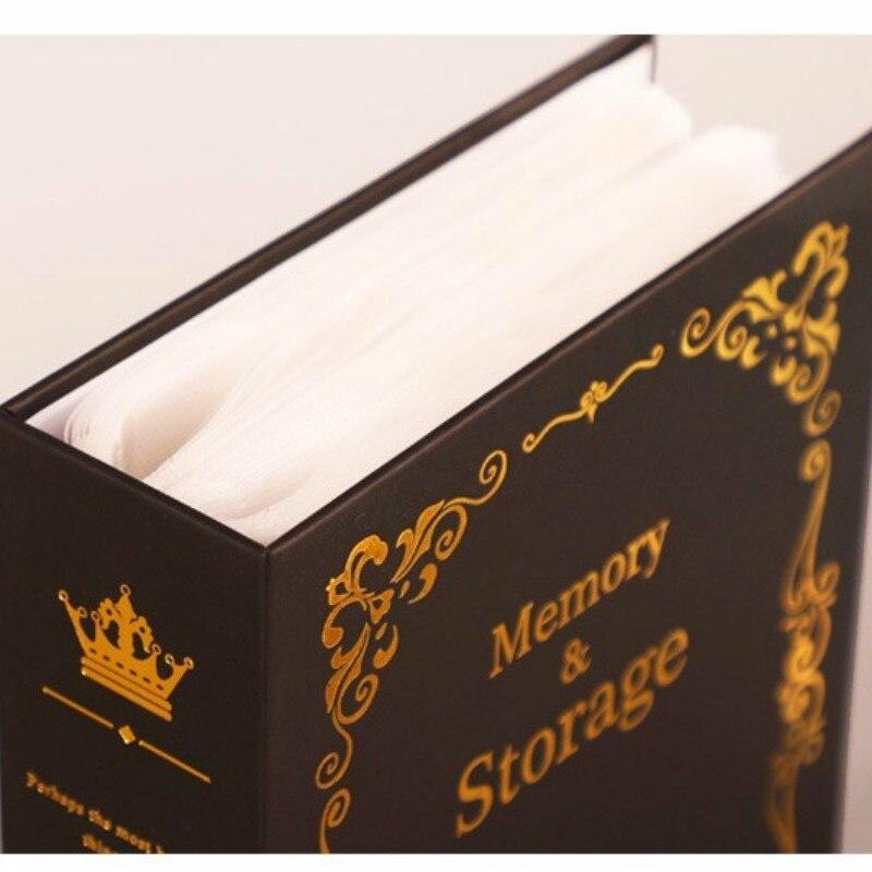 Photo Album Insert Type 4D Large 6 Inch 100 Sheets Plastic Children's Photo Album Hot Stamping