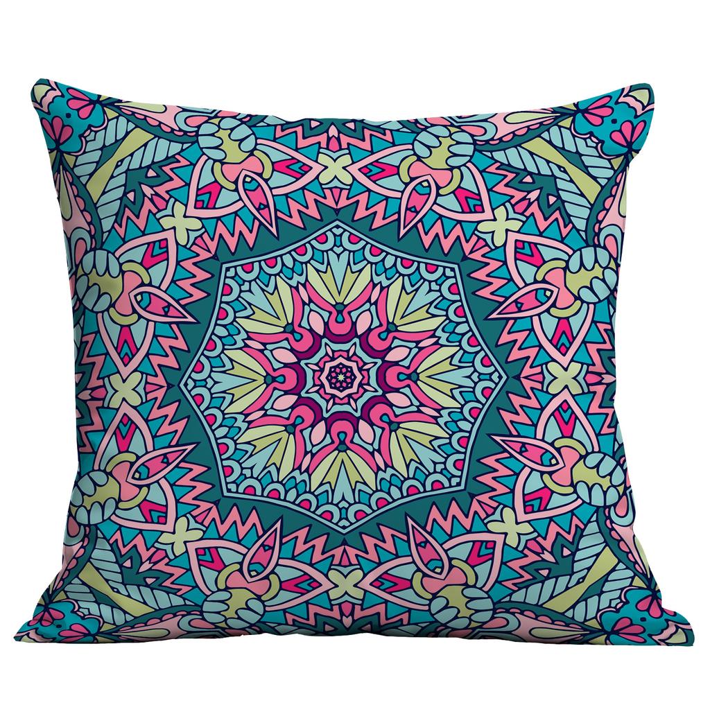 Ethnic Style Mandala Pillowcase New Style Painted Geometric Art Abstract Home Decoration Pillow Cushion Cover