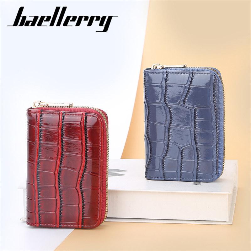 Baellerry Mini organizér na mince PU kůže Pánské Dámské Peněženky na zip Módní držitel na karty