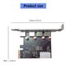 4 Port USB3.0 PCIE Expansion Card PCIE to USB3.0 Board 5Gbps Adapter Controller Replacement for Desktop PC Accessories
