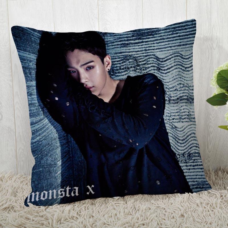 Monsta X Shownu Pillow Cover Customize Pillowcase Modern Home Decorative Pillow Case For Living Room