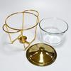 Deep Glass Buffet Stove 4.0L Large Capacity Food Heating Container Restaurant Small Hot Pot Alcohol Stove