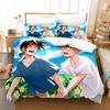 Seaside Stranger Bettwäscheset Einzelbett Twin Full Queen King Size Bettset Erwachsener Kind Schlafzimmer Bettbezugsets 3D Anime Bettlakenset