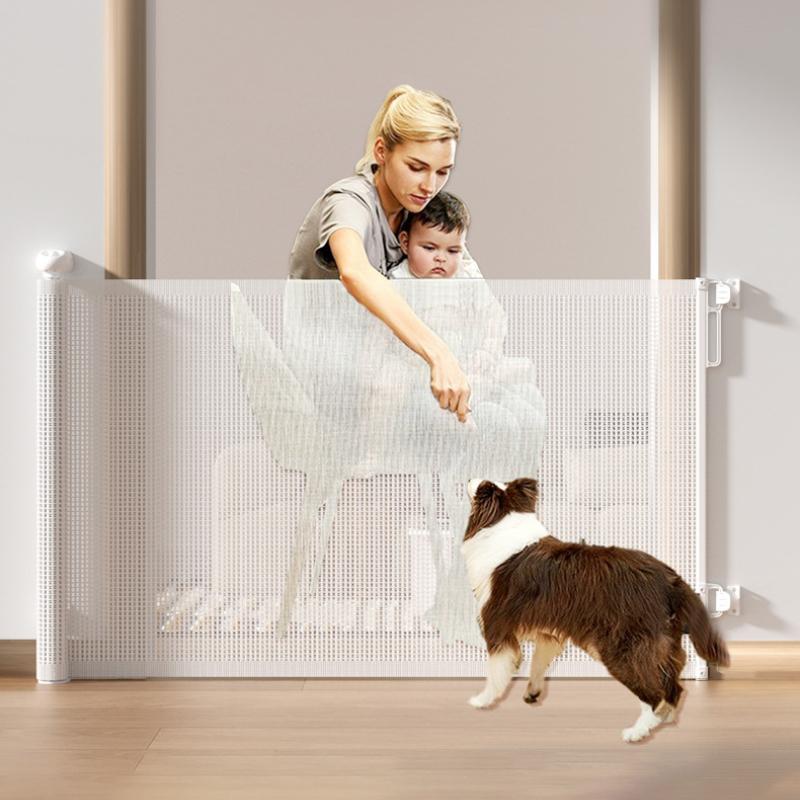 Produs Nou Gard Telescopic pentru Ușă Scară Interioară Fără Găurire Garduri de Protecție pentru Copii Gard pentru Câini Animale de Companie Țarc pentru Animale de Companie