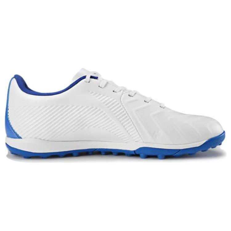 New LiNing Cushioning Anti-Slip And Wear-Resistant Soccer Shoes Men's White Blue ASTT015-2