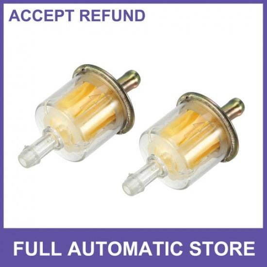 

TWO Fits 14 Inch Gas Inline Fuel Filters for Small Engines Mini Bike Universal