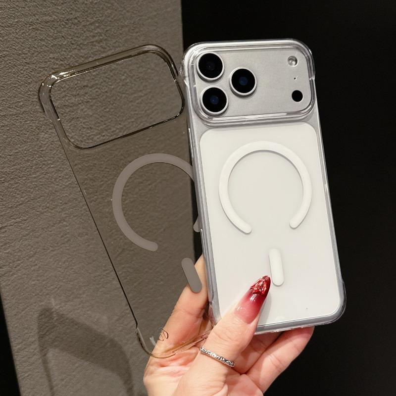 Original Frameless Clear Magnetic Phone Case For iPhone 17 Air 16 15 14 Plus 13 12 11 Pro Max 17 Pro For Magsafe Charge Cover