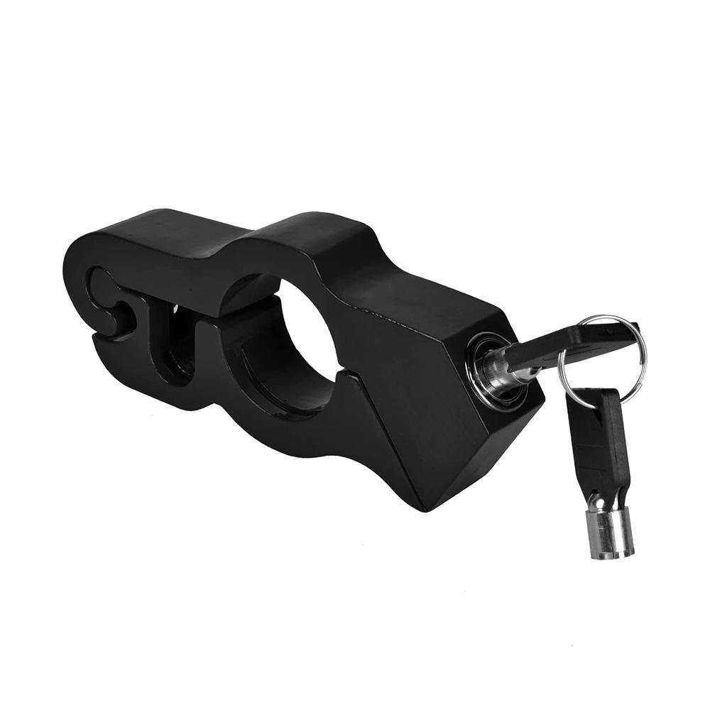 Zámek řidítek motocyklu Rukojeť brzdy řidítek Pevný zámek Imitující Steal Lock Pull Rod ATV Dirt Street Bikes Anti Theft