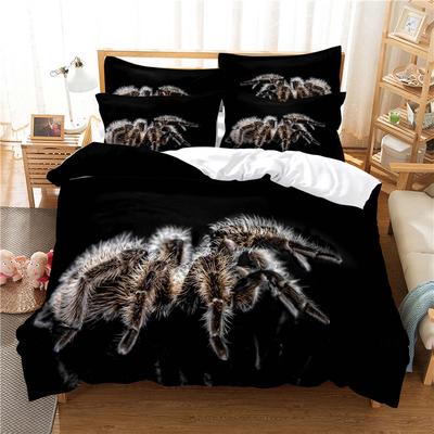 Big Spider Bed Linen Bed Cover 3D Digital Printing Bed Linen Fashion Design Comforter Cover Bed Linen Set Bed Set Set