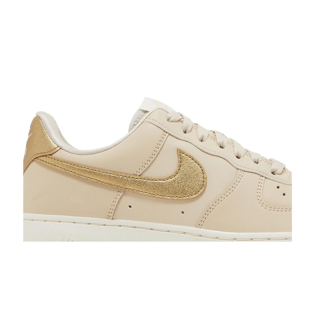 Nike Womens Air Force 1 '07 Essential 'Sanddrift Gold' (women's sizes) Sanddrift / Phantom / Metallic Gold Skateboard Shoes DQ7569 102