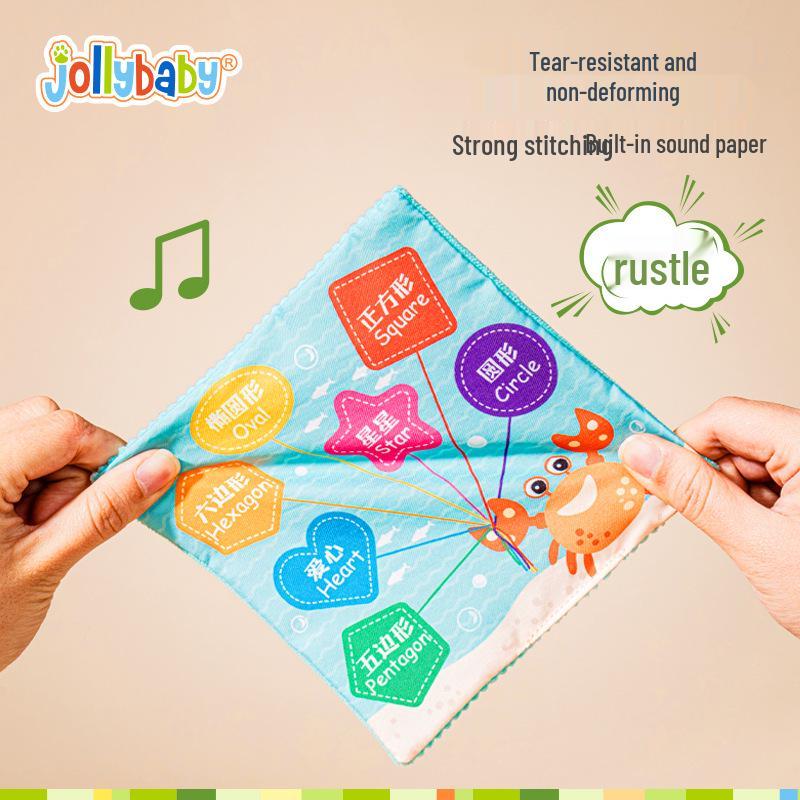 Jollybaby Early Learning Tear-Proof Tissue Box Toy for Babies 0-1 Year