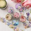 Dream Flower Fairy Tale Washi Tape Roll - Floral Decorative Stickers for Children's Journals