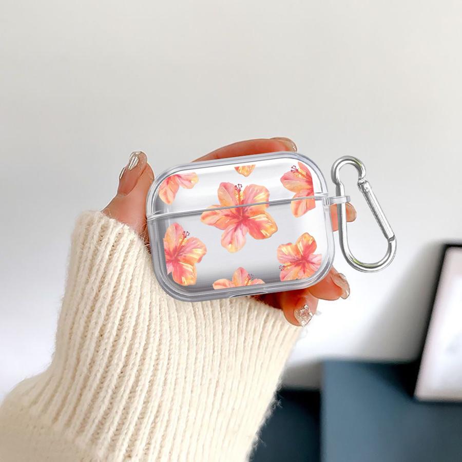 Beauty Floral Pattern Clear Earphone Cases Cover Case For Airpods Pro Pro3 3 1 4 2 Pro2
