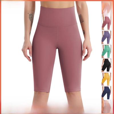 High Waist Yoga Shorts for Women Summer Workout Activewear PRO Fitness Pants Sweat Proof Lifted Hip Cross Border Design
