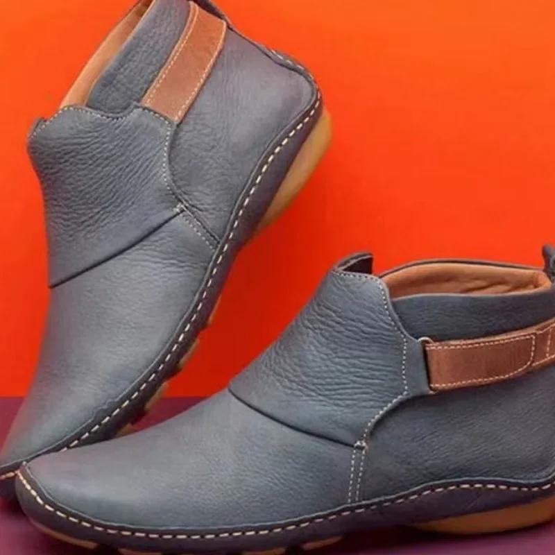 Fashion 2024 High Quality Women's Shoes Ankle Women's Boots Fashion Plus Size Modern Boots Women Hot Sale Round Toe Shoes for Women