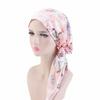 New Shimmer Pre-Tied Hat Women Muslim Hijab Turban Long Tail Headscarf Beanies Bonnet Hair Loss Chemo Cap Head Wrap Bandanas