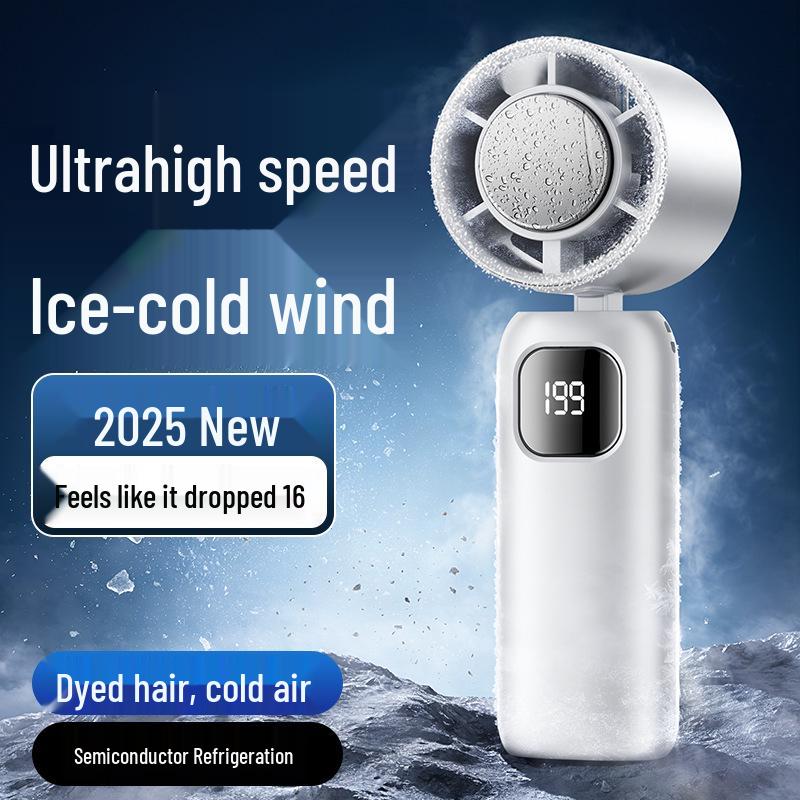 2026 Handheld High-Speed Mini Fan: Silent Cooling for Summer and Dorm Use